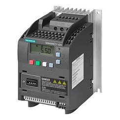 Преобразователь частоты Siemens v20 6SL3210-5BE24-0CV0 3ф c фил. С3 8.8А 4кВт 380В